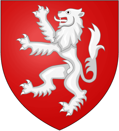 Mowbray: gules, a lion rampant argent