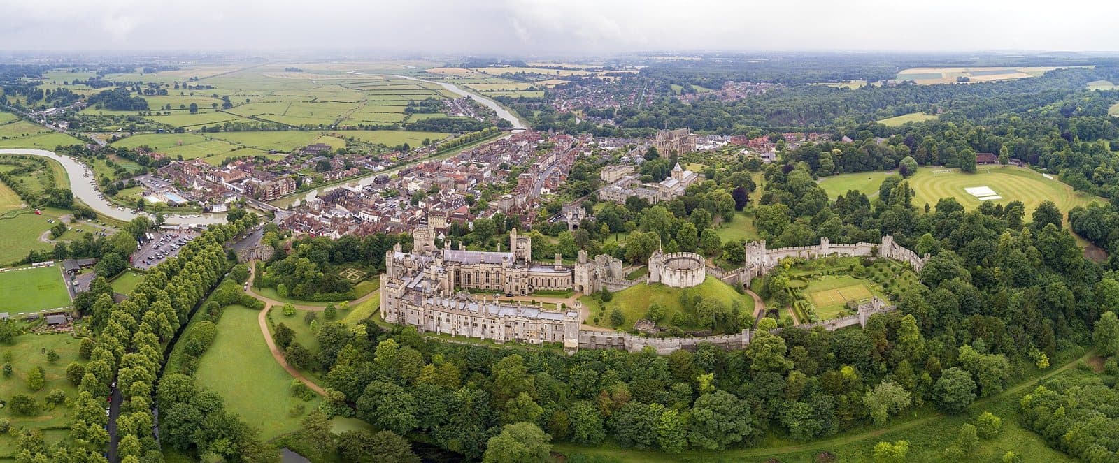 Arundel Castle, seat of the Earls of Arundel and Dukes of Norfolk
