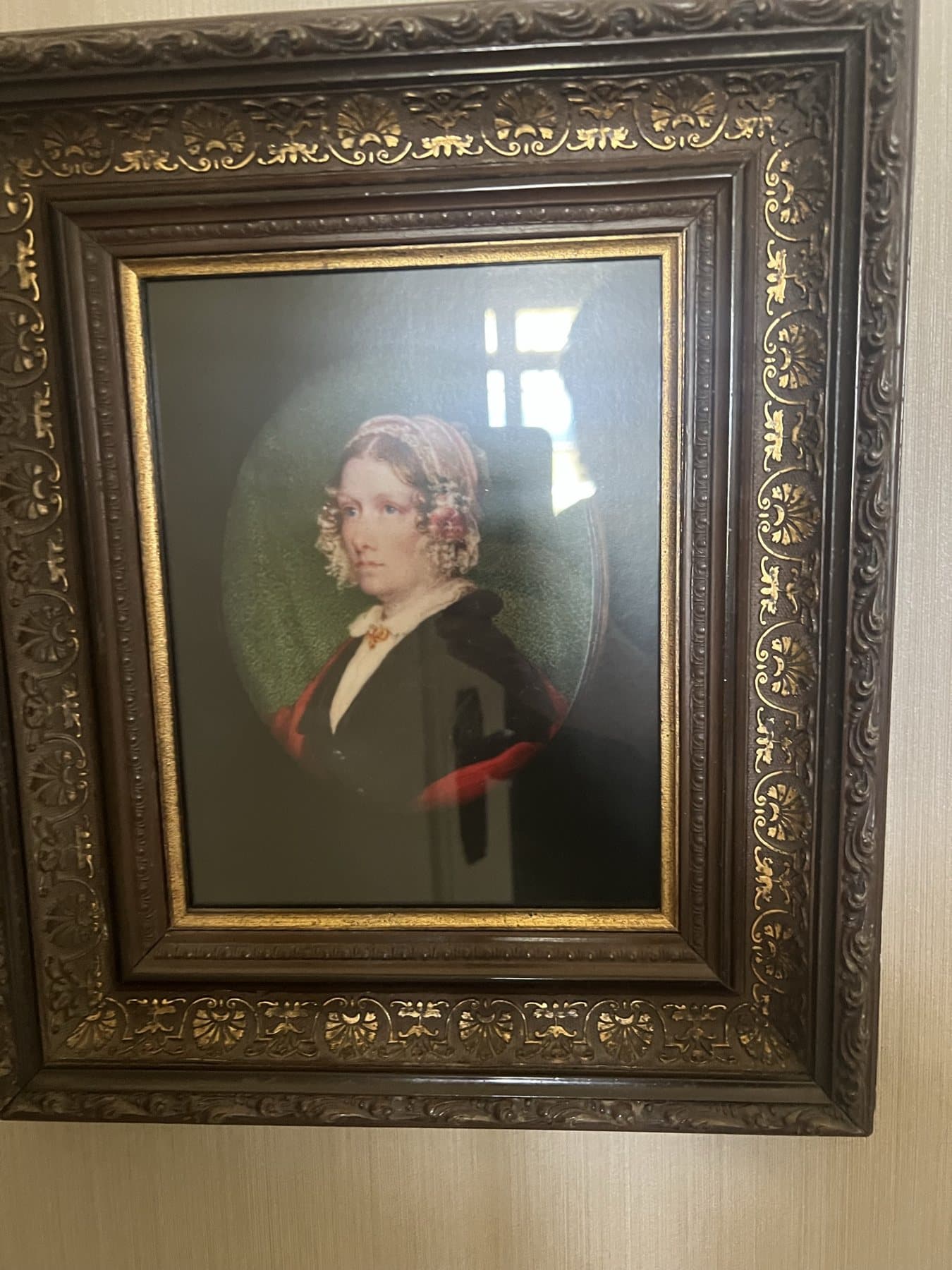 Probably Frances Howard Stafford, Mrs Mercer (1797–1866). The family records a head-and-shoulders portrait of her at Beacon Hill, and this is the only one